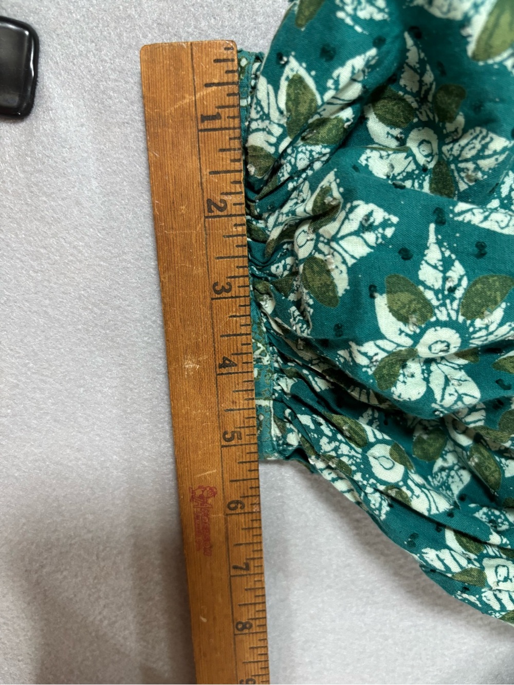 Free People Hazy Maisy Teal Patterned Maxi Dress cotton XS - Picture 8 of 12